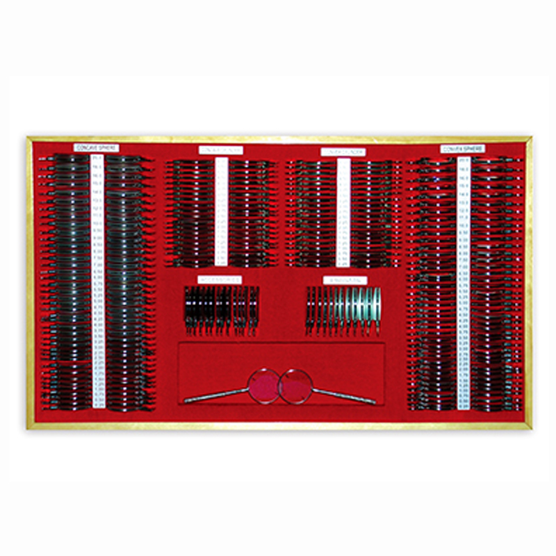 Cassetta lenti di prova 266 pz