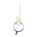 Lente pediatrica prismatica 30° Vitrectomia