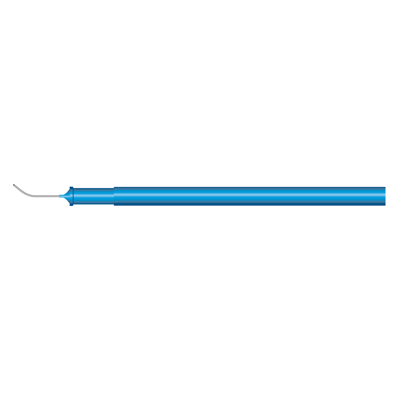 Cannula irrigazione bimanuale 21 curva 10pz