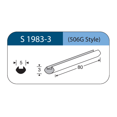 Spugna sclerale in silicone STYLE 506G 5pz