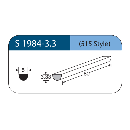 Spugna sclerale in silicone STYLE 515